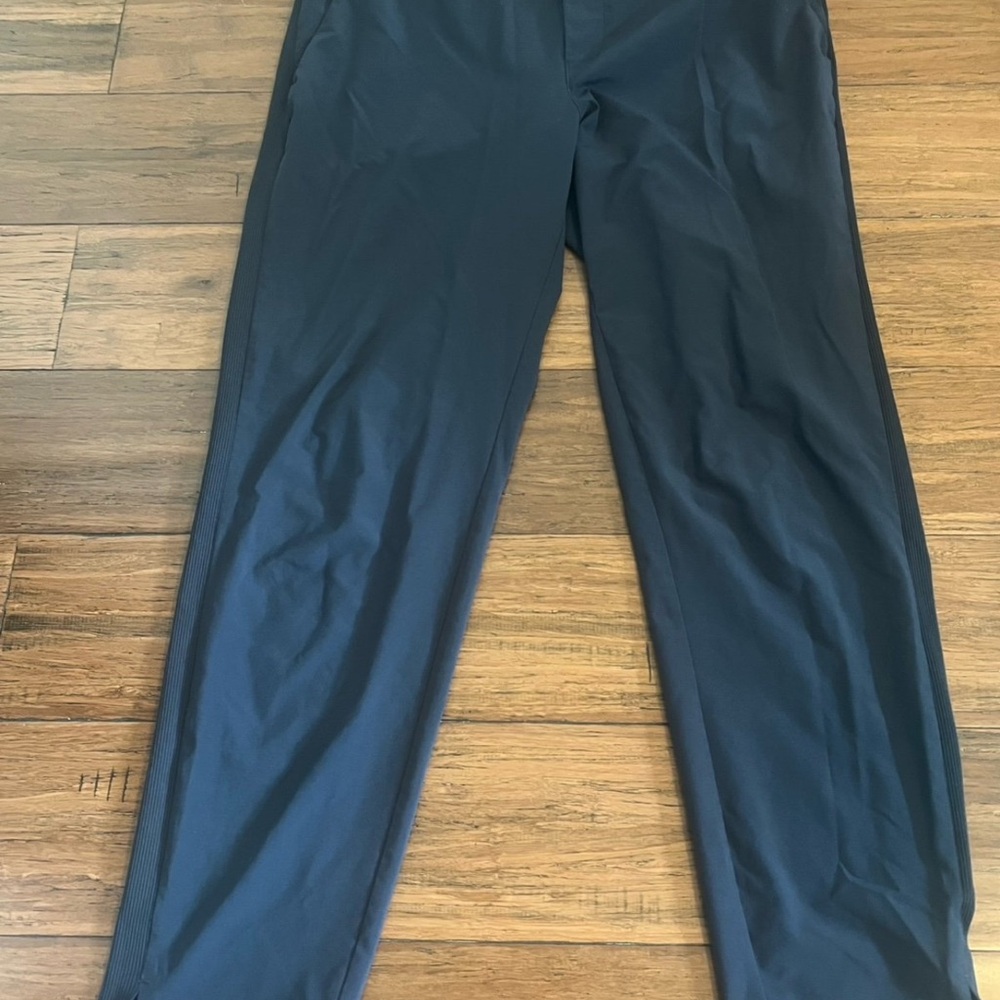 Athleta Navy Athletic Pants Straight Leg Performance Fabric